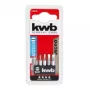 Schraubendreher-Bitsatz KWB 128540 — 5 Stück, flache Spitzen, 28 mm