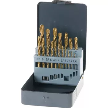Bohrerset KWB 421856 19 Stück Spiralbohrer 1,0 - 10 mm