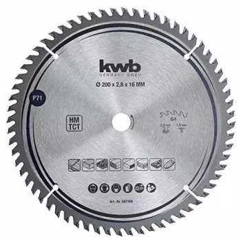 Kreissägeblatt KWB 587168 Hartmetallbestückt 1 Stück