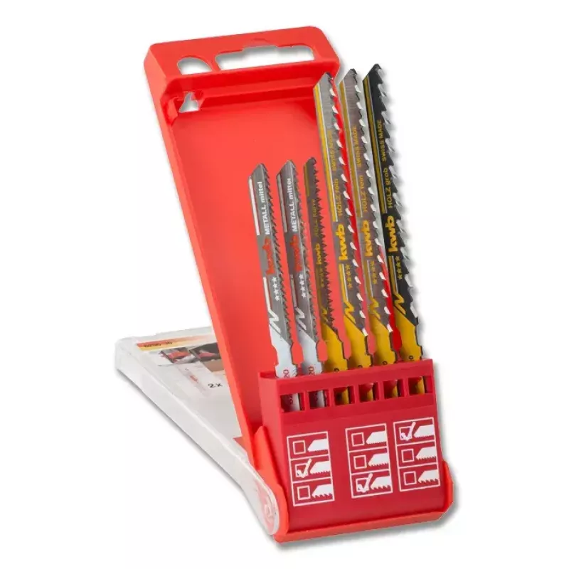 Stichsägeblatt KWB 625620 Kohlenstoffstahl Schnellarbeitsstahl 6 Stück