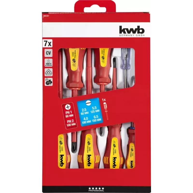 Manuelles Schraubendreher-Set KWB 665307