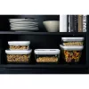 Lebensmittelaufbewahrungsbox ZWILLING FRESH & SAVE Rechteckig 0,9 L, Glasbehälter mit verschließbarem Kunststoffdeckel, ofen-/mikrowellen-/kühlschrankgeeignet