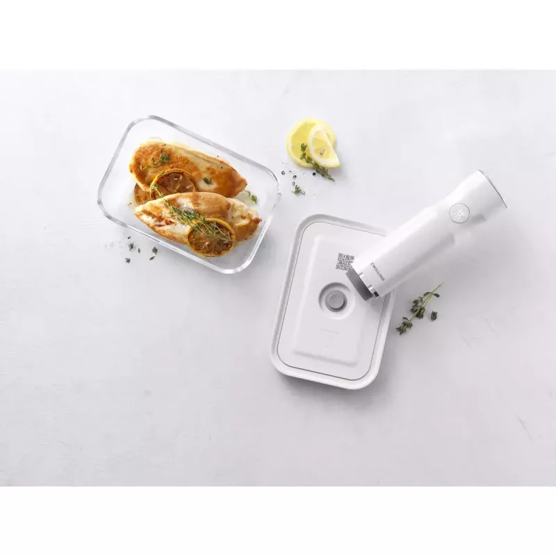 Frischhaltedose ZWILLING FRESH & SAVE Rechteckig Glas 1,6 L, Kunststoff verriegelbarer Deckel, ofen-/mikrowellengeeignet