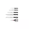 Messer- und Besteckblockset ZWILLING Gourmet 7-tlg. — Stahlklingen, Kunststoffgriffe, 2,51 kg