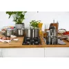ZWILLING Multi Pot TrueFlow 66920-004-0 — Edelstahltopf mit Glasdeckel, spülmaschinen- und ofenfest, geeignet für Halogenkochfelder