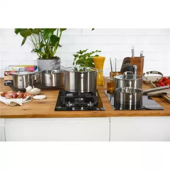 ZWILLING Multi Pot TrueFlow 66920-004-0 — Edelstahltopf mit Glasdeckel, spülmaschinen- und ofenfest, geeignet für Halogenkochfelder