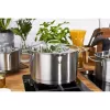 ZWILLING Multi Pot TrueFlow 66920-004-0 — Edelstahltopf mit Glasdeckel, spülmaschinen- und ofenfest, geeignet für Halogenkochfelder