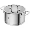 ZWILLING Multi Pot TrueFlow 66920-004-0 — Edelstahltopf mit Glasdeckel, spülmaschinen- und ofenfest, geeignet für Halogenkochfelder
