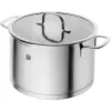 ZWILLING Multi Pot TrueFlow 66920-004-0 — Edelstahltopf mit Glasdeckel, spülmaschinen- und ofenfest, geeignet für Halogenkochfelder