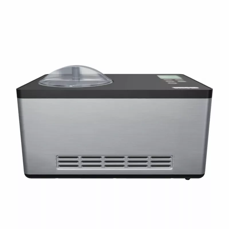 Unold 48845 Eismaschine Kompressor-Eismaschine 2 L 180 W Schwarz, Edelstahl