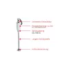 ESGE G 350 Gastro Max, Stabmixer, 3,5 m, 350 W, Grau, Weiß