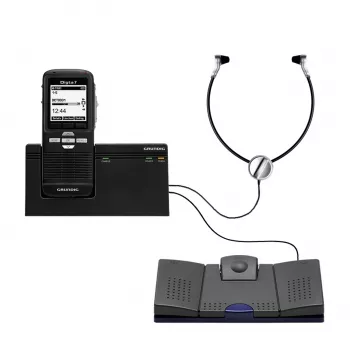 Grundig Digta 7 Stand-Alone-Kit Interner Speicher & Flash-Speicherkarte Schwarz