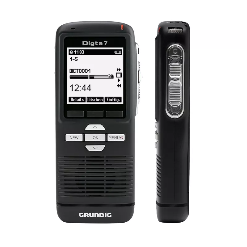 Grundig Digta 7 Stand-Alone-Kit Interner Speicher & Flash-Speicherkarte Schwarz