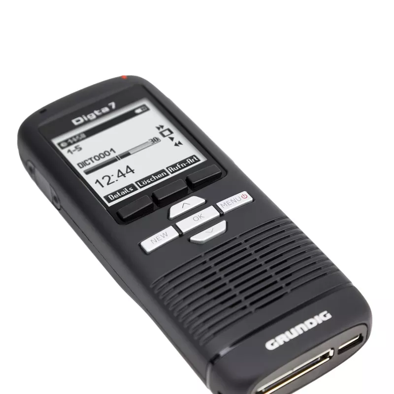 Grundig Digta 7 Stand-Alone-Kit Interner Speicher & Flash-Speicherkarte Schwarz
