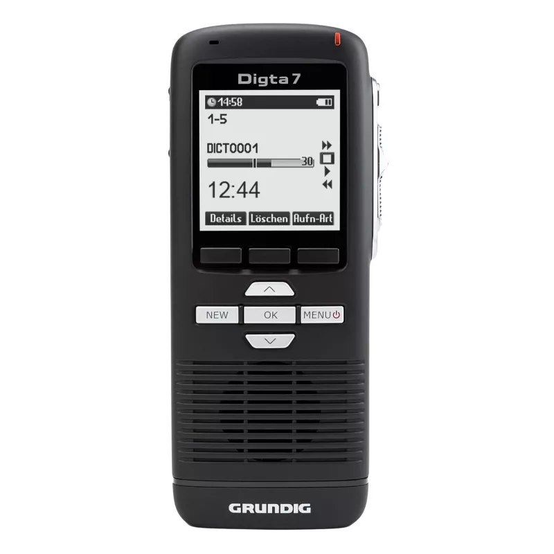 Grundig Digta 7 Stand-Alone-Kit Interner Speicher & Flash-Speicherkarte Schwarz