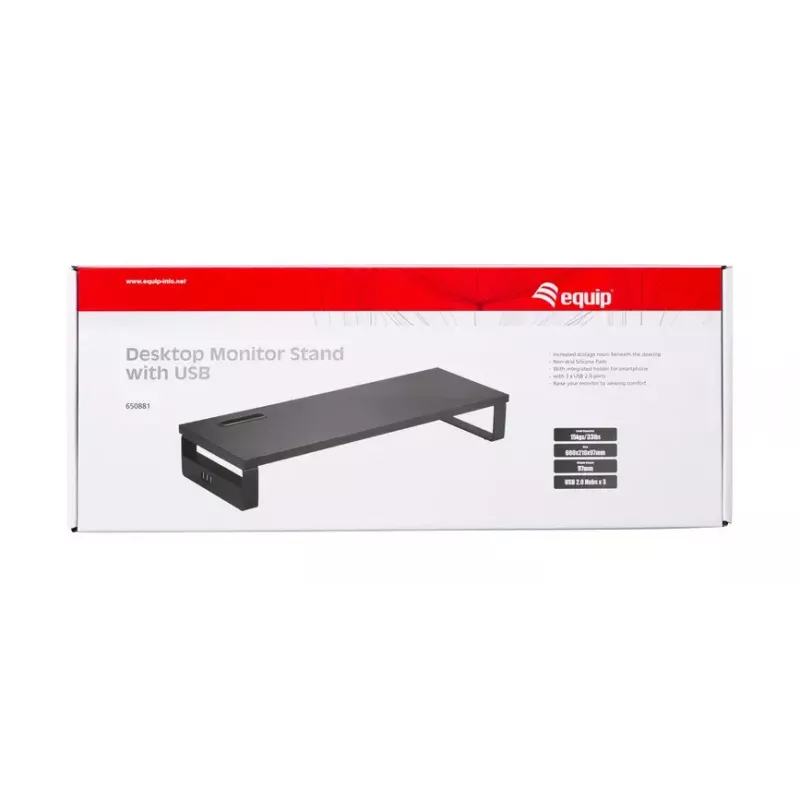 Equip 650881 Desktop-Monitorständer mit USB