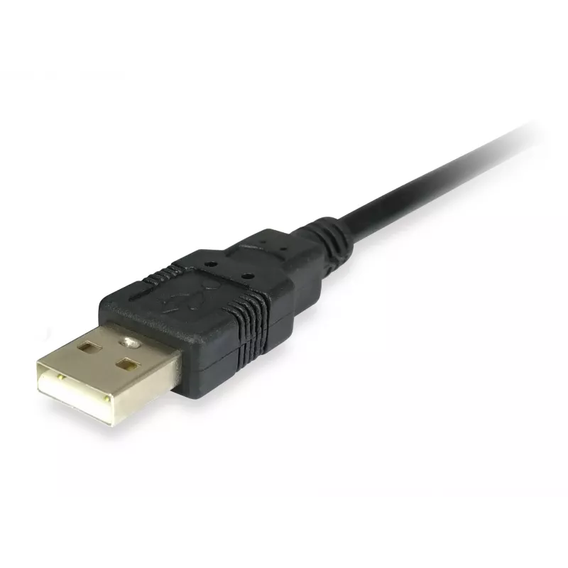 Equip USB-zu-Parallel-Adapterkabel, Schwarz, USB A, Centronics 36, 60 g, 1 Stück, 175 mm