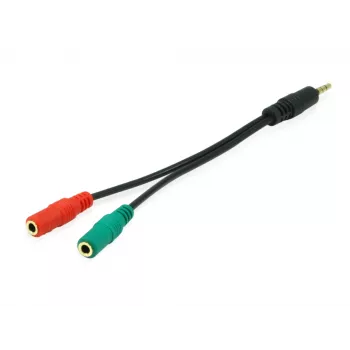 Equip 147943 Audiokabel 1,5 m 2 x 3,5 mm 3,5 mm Schwarz