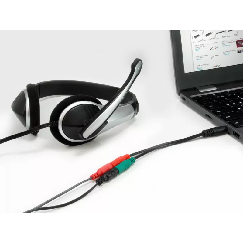 Equip 147943 Audiokabel 1,5 m 2 x 3,5 mm 3,5 mm Schwarz