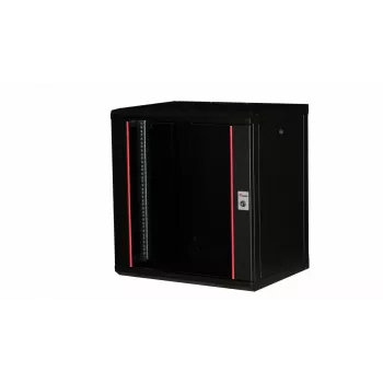 Equip Pro Mount 19-Zoll-Schrank, 12U, 600X450MM, RAL9005 Schwarz