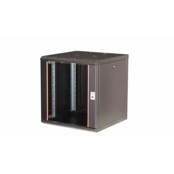 Wandmontierter Rack Equip Pro Mount 19 inch Schrank 12U 600X600MM Schwarz