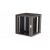 Wandmontierter Rack Equip Pro Mount 19 inch Schrank 12U 600X600MM Schwarz