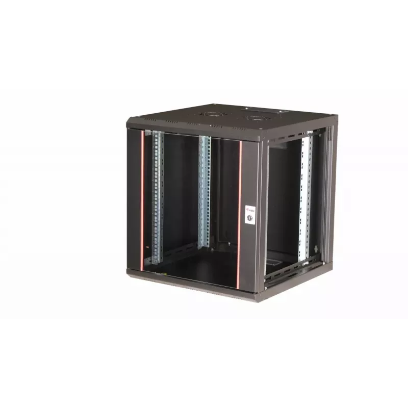Wandmontierter Rack Equip Pro Mount 19 inch Schrank 12U 600X600MM Schwarz