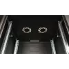 Wandmontierter Rack Equip Pro Mount 19 inch Schrank 12U 600X600MM Schwarz