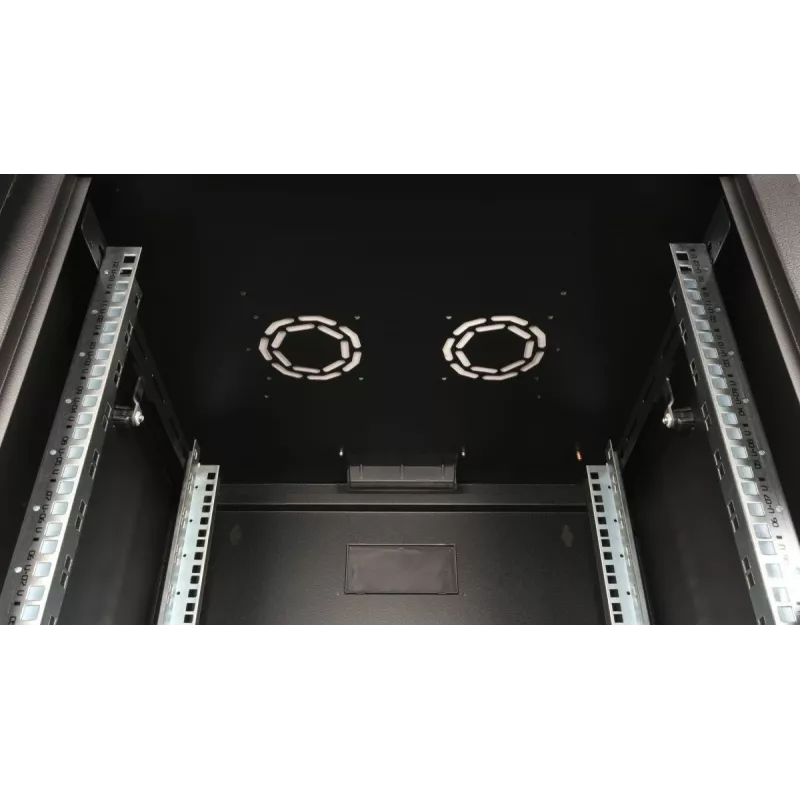 Wandmontierter Rack Equip Pro Mount 19 inch Schrank 12U 600X600MM Schwarz