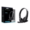 Kabelgebundenes Headset CONCEPTRONIC POLONA06B3T, Stereo 3,5 mm, Mikrofon mit Rauschunterdrückung, supraaural, 20–20000 Hz, 1,8 m Kabel, schwarz