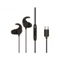 Kabelgebundenes In-Ear-Headset CONCEPTRONIC BRENDAN05B – USB-C, 20–20000 Hz, 1,2 m Kabel, Ohrbügel (schwarz)