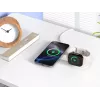 Conceptronic GORGON04W 2-in-1 faltbares magnetisches Qi2 25W kabelloses Ladegerät