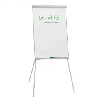 Flipchart freistehend Franken FC93 700 x 1000 mm Grau