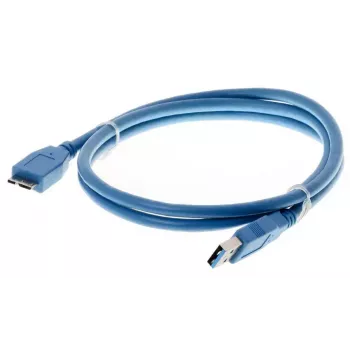 USB-Kabel Helos 014688 USB 3.2 Gen 1 1m Blau