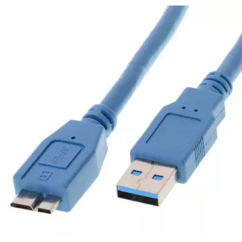 USB-Kabel Helos 014688 USB 3.2 Gen 1 1m Blau