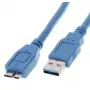 USB-Kabel Helos 014688 USB 3.2 Gen 1 1m Blau