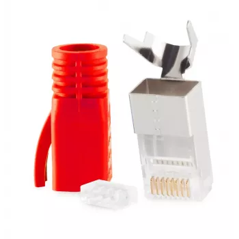 Kabelverbinder RJ-45 ShiverPeaks 72067-R Rot