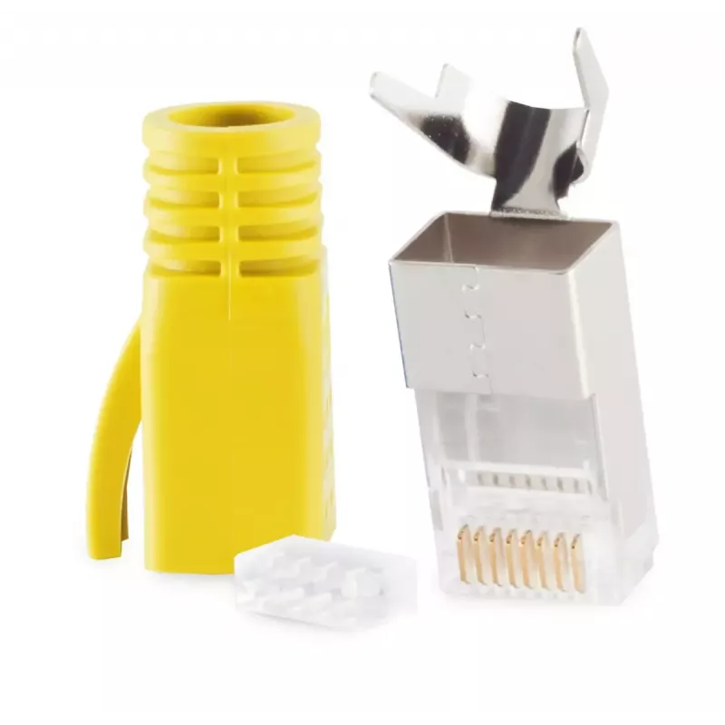 Kabelstecker RJ-45 ShiverPeaks 72067-Y Gelb