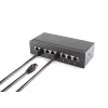 Netzwerkkabel S/CONN 08-41015 Schwarz 0,5 m Cat8.1 F/FTP