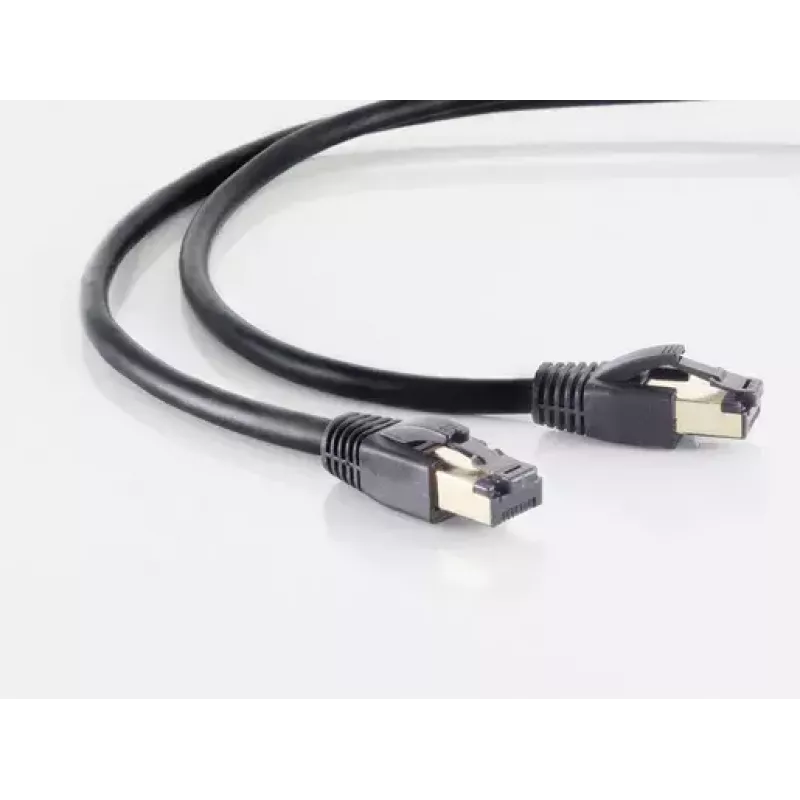 Netzwerkkabel S/CONN 08-41015 Schwarz 0,5 m Cat8.1 F/FTP