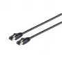 Netzwerkkabel S/CONN 08-41015 Schwarz 0,5 m Cat8.1 F/FTP