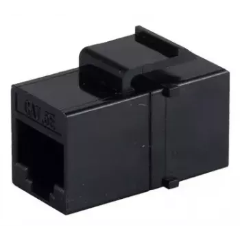 Keystone-Modul ShiverPeaks S/CONN 08-10005 Flach Schwarz RJ-45