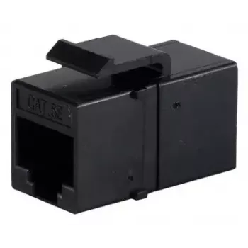 Keystone-Modul ShiverPeaks S/CONN 08-10005 Flach Schwarz RJ-45