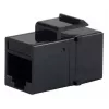 Keystone-Modul ShiverPeaks S/CONN 08-10006 flach Schwarz RJ-45