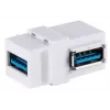 Keystone-Modul ShiverPeaks S/CONN 08-10042 Abgewinkelt USB A Weiß