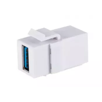 Keystone-Modul ShiverPeaks S/CONN 08-10042 Abgewinkelt USB A Weiß