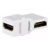 Keystone-Modul ShiverPeaks S/CONN 08-10051 abgewinkelt Weiß HDMI