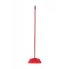 Outdoor-Besen VILEDA Modell 128763, harte Borsten, Technopolymer, rot