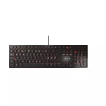 CHERRY KC 6000 schlank Tastatur USB Swiss Schwarz