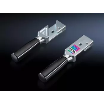 Türgriff Rittal SM 2415.500 — Schwarz/Silber, kompatibel mit TS- und SE-Gehäusen, 2er-Pack